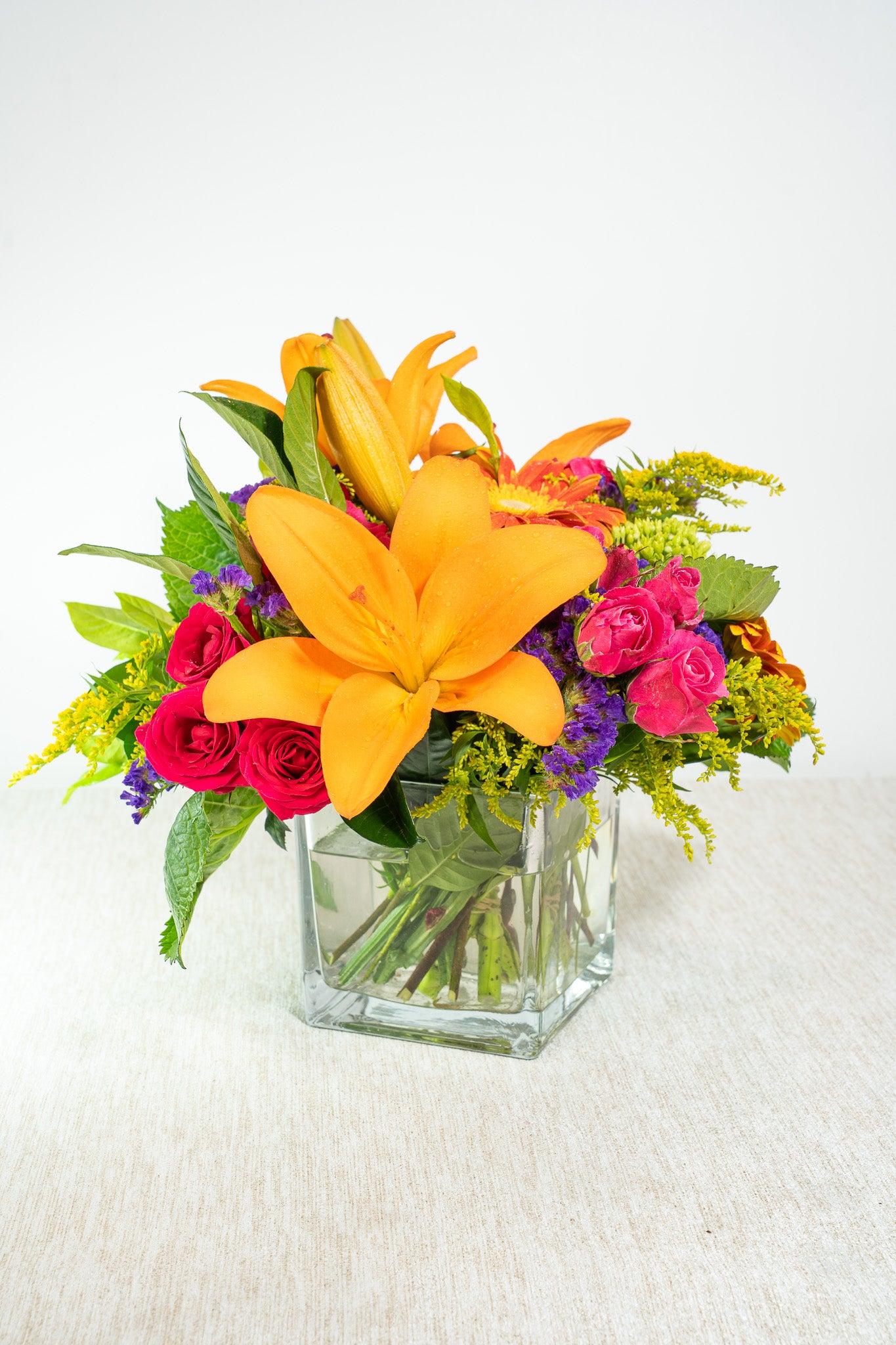 Arreglo floral de flores frescas