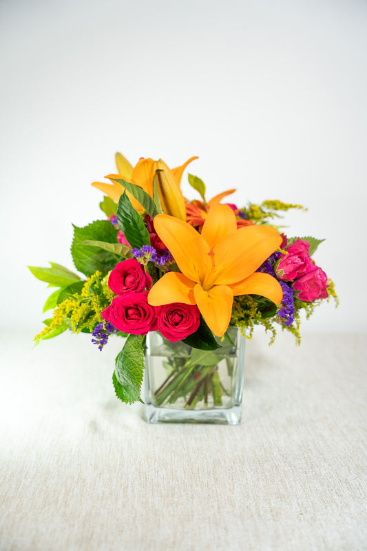 Arreglo floral de flores frescas